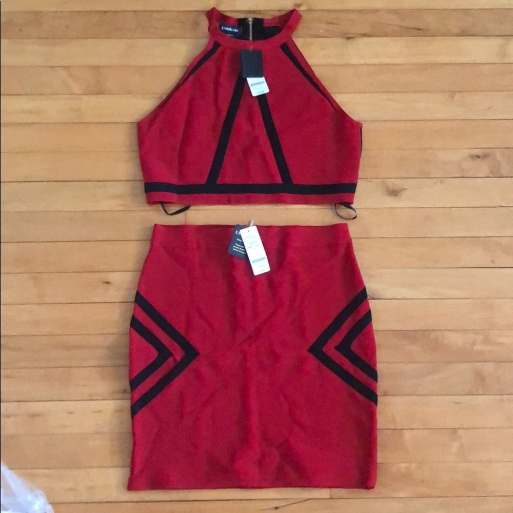 Bebe top and bottom set